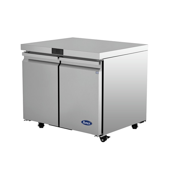 Atosa AUF36SD Undercounter Freezer, Reach-in, Two-section, 36"