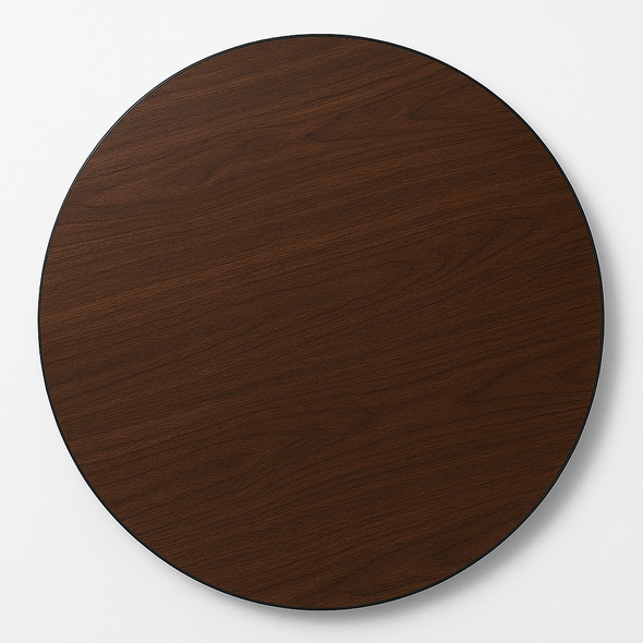 Klinger's WO30-ROUND Table Top, Round, 30" Dia., Reversible, Walnut/Oak