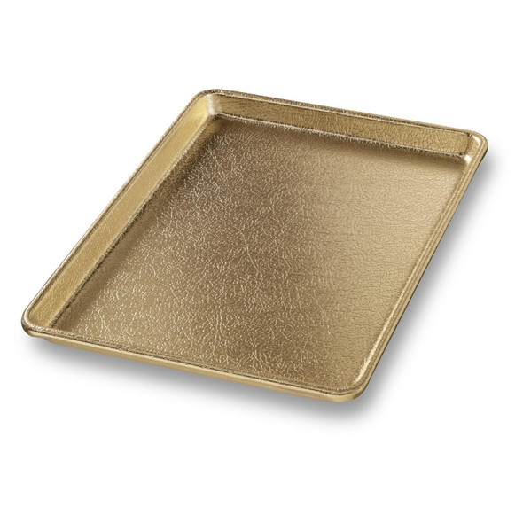 Chicago Metallic 40945 Display Pan, 1/4 Size, Gold, Aluminum,16 Gauge