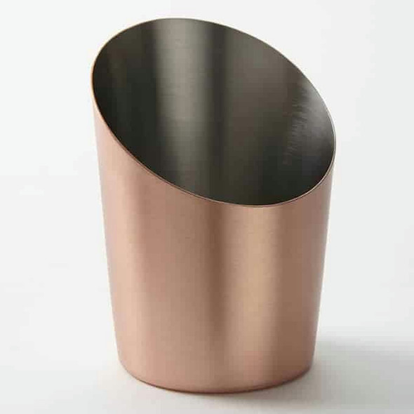 American Metalcraft FFCCS45 French Fry Cup, 12 oz., 3-3/8", Copper