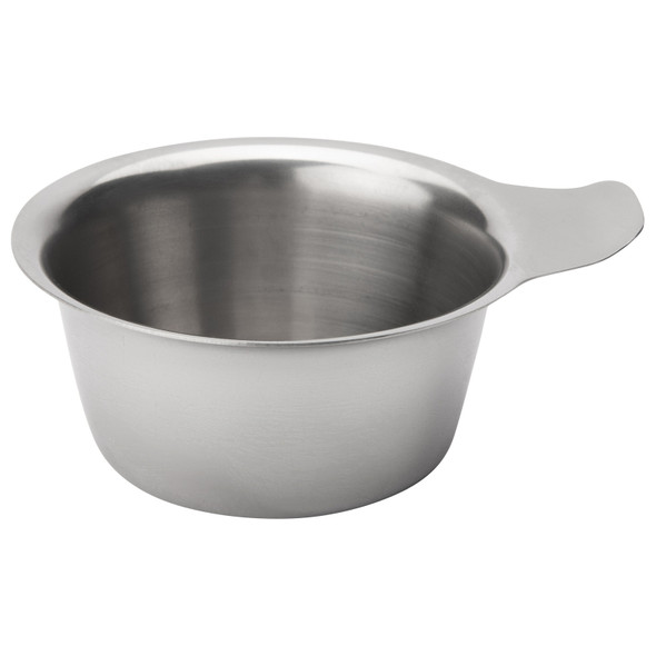 Browne 515048 Sauce Cup, 2 oz, Round, Stainless Steel, 1-handle