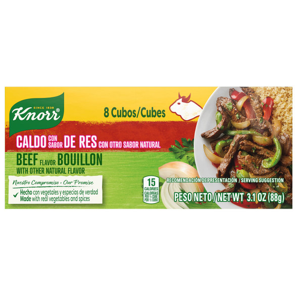 Knorr Caldo de Res Cubes, 3.1 Ounce (8 Count)