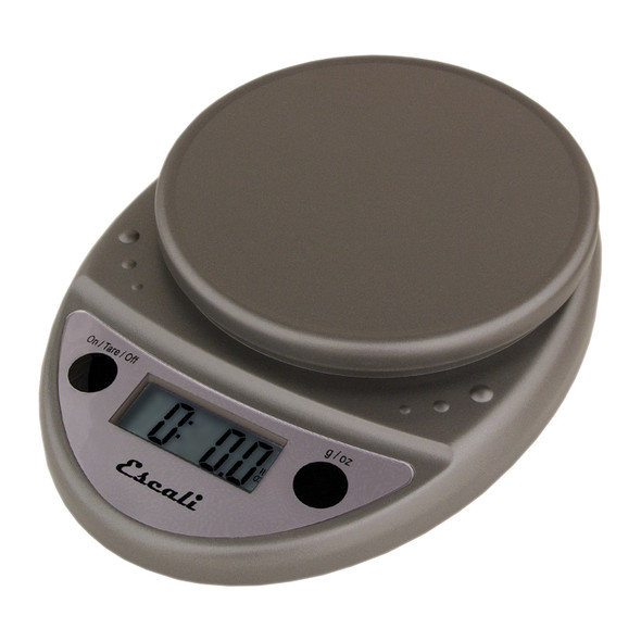 Escali SCDG11M Primo Digital Scale, 11 lb, Metallic