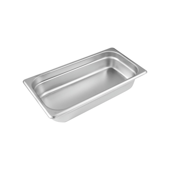CAC STPT-25-2 Steam Pan, 1/3-size, 2-1/2" deep, 25 gauge, Stainless Steel