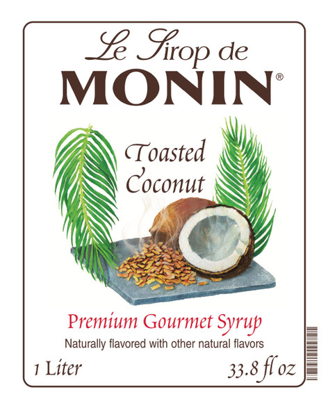 Monin Toasted Coconut, 1 Liter