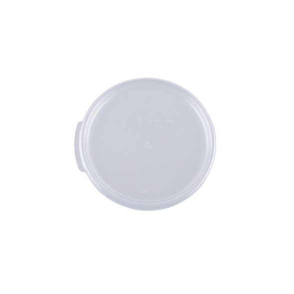 CAC FS1R-24CV-C Container Cover, for 2 QT - 4 QT, Round, Clear