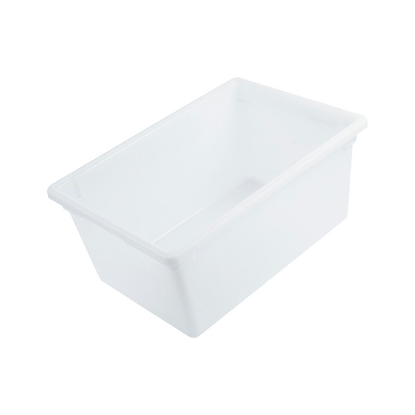 CAC FS4F-12W Food Storage Box, Full Size 18" x 26" x 12", White, 17 Gallon