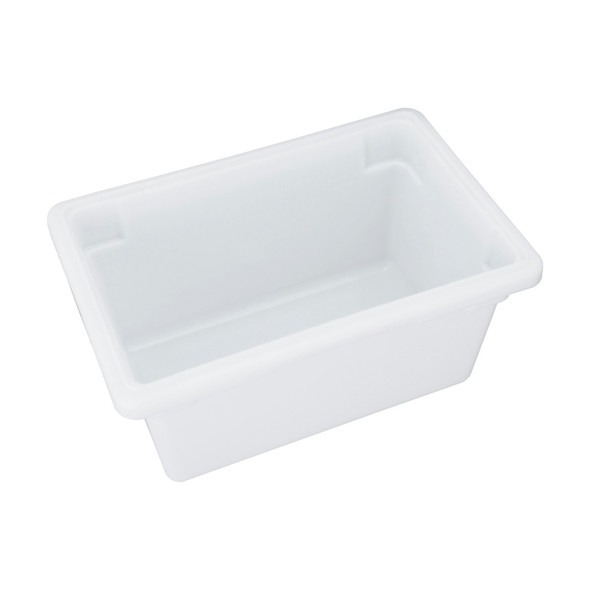 CAC FS4H-9W Food Storage Box, Half Size 12"x18"x9", White, 5 gallon