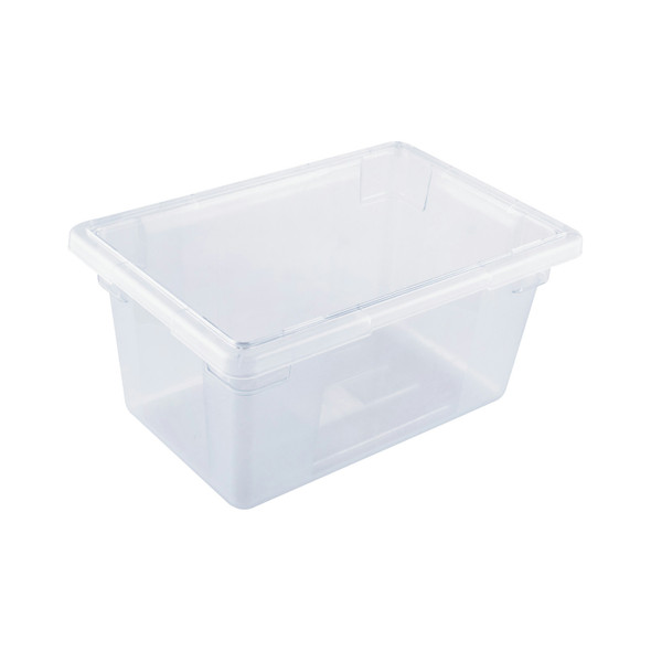 CAC FS1H-9C Food Storage Box, Half Size, 12"x18"x9", Clear