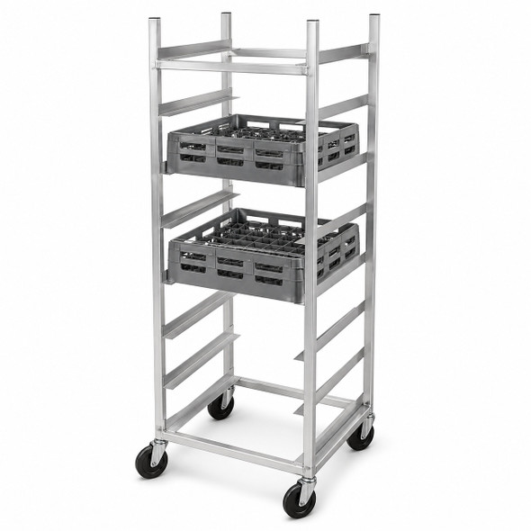 Channel GRR-8 Glass / Oval Tray Rack, Glass Rack, 24"W x 22"D x 70"H