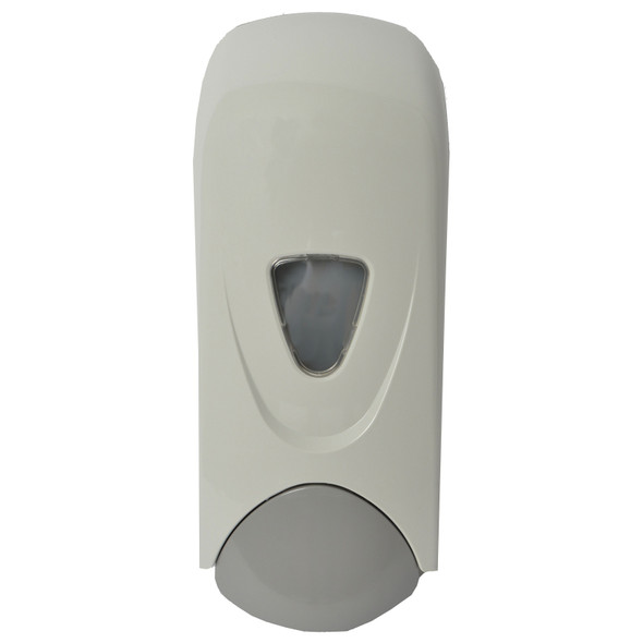 Janico 2121 White Manual Foaming Soap Dispenser, 800 mL