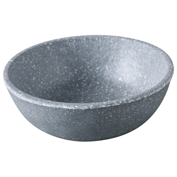 Yanco ST-307 Stone Art Bowl, 6-7/8", 30 oz, Gray, Melamine