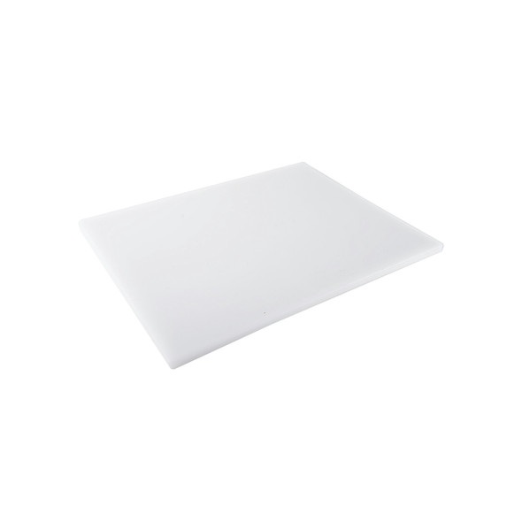 CAC CBPQ-1520W Cutting Board, 20" x 15", 3/4" Thick, White