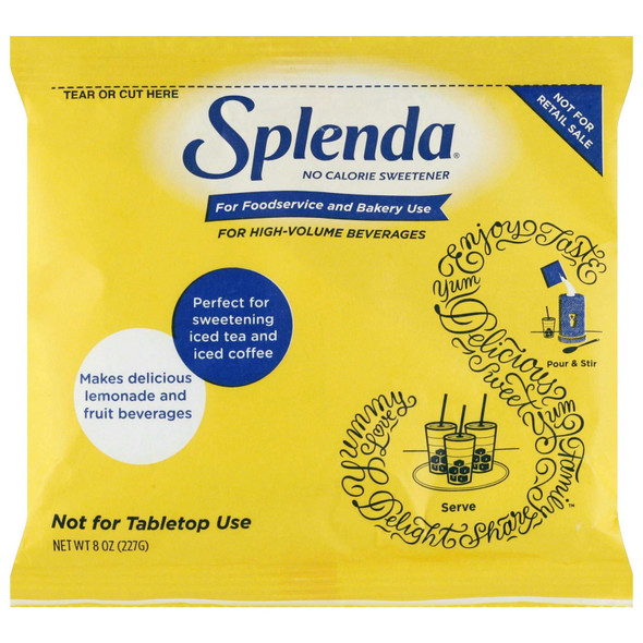 Splenda No Calorie Sweetener Pouch, 8 Ounce