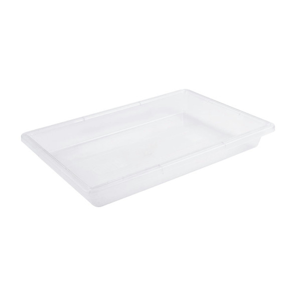 CAC FS1F-3C Food Storage Box, Full Size, 18"x26"x3", Clear