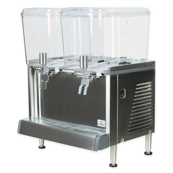 Crathco CS-2D-16-290 Pre-Mix Cold Beverage Dispenser, (2) 4.75 Gallon Bowls
