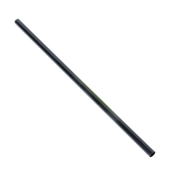 Jovials M9260013 Straws Jumbo 7.75", Black, Unwrapped, (500/Pack)