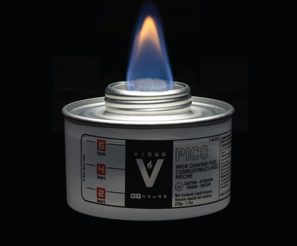 PICO V620 LeoLight Chafing Fuel, 6 Hours, View Clear Can