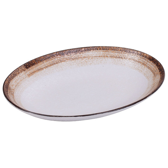 Yanco RO-2914 Rockeye-2 Porcelain Plate, 36 oz., oval, (12/Case)