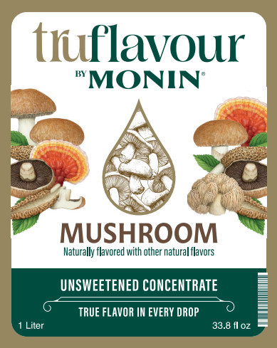Monin Truflavour Mushroom Syrup, 1 Liter