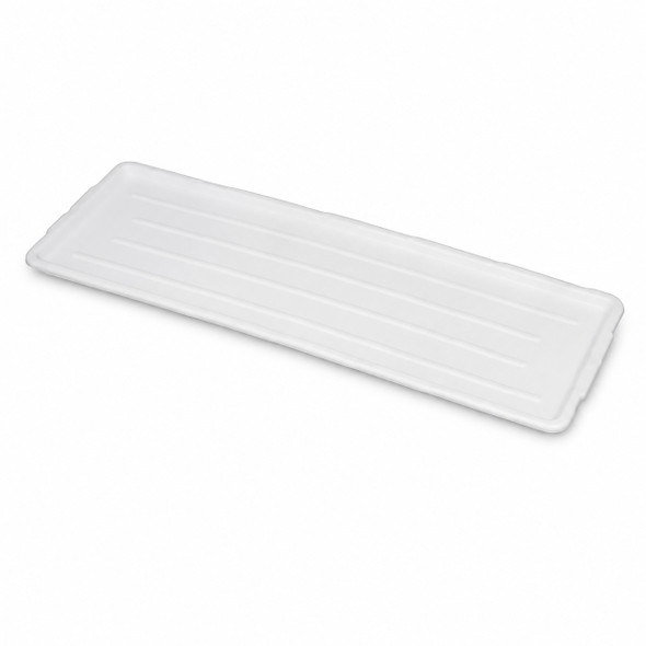 CHANNEL P1030-W 10.5" x 30" White Plastic Platter (12/Pack)