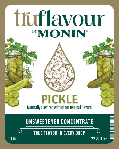 Monin Truflavour Pickle Syrup, 1 Liter