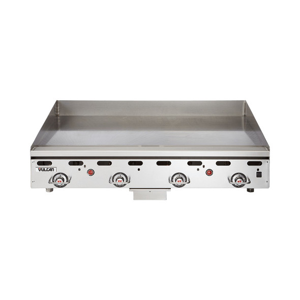 Vulcan MSA48-C0100P 48" Heavy Duty Gas Countertop Griddle with Rapid Recovery Plate and Piezo Ignition