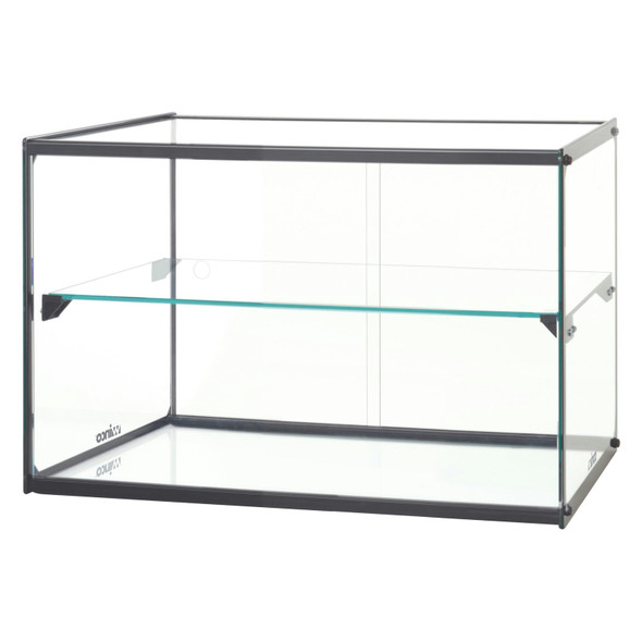 Winco ADCG-2216 Countertop Display Case, 22"x16", 2-tiers, Glass