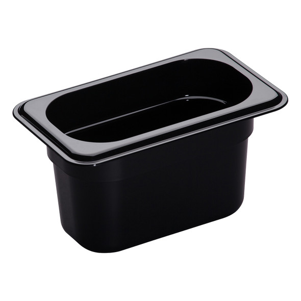 Cambro 94HP110 Food Pan, 1/9 Size, 4" deep, Black