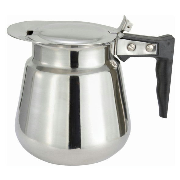 Winco CD-64 Coffee Decanter, 64 oz., with Cover/Handle