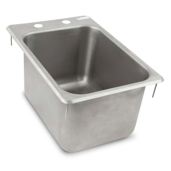 JOHN BOOS PB-DISINK101410-X Drop-In Sink, 1-compartment