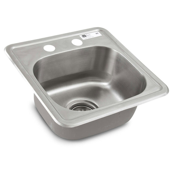 JOHN BOOS PB-DISINK151506-X Drop-In Sink, 1-compartment