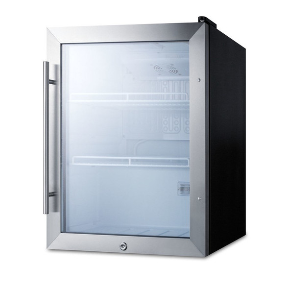 SUMMIT SCR314L Countertop Beverage Cooler, 19", 115v/60/1-ph