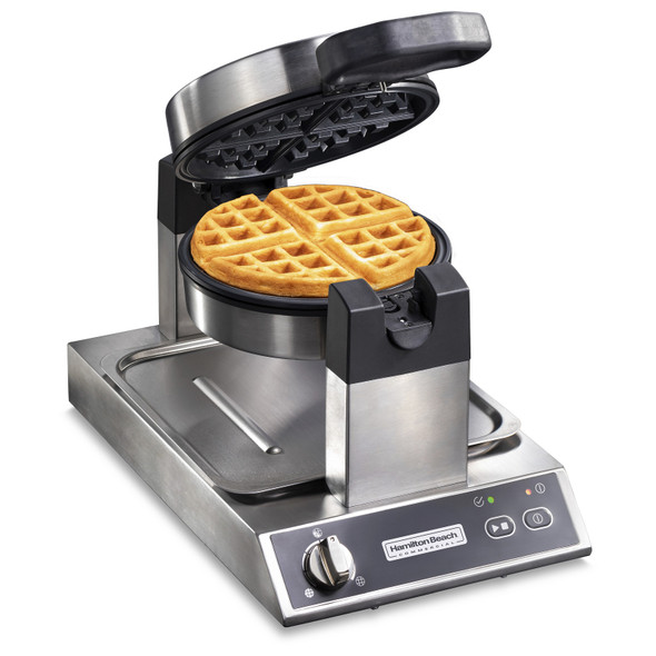 Hamilton Beach 26700 Belgian Waffle Maker, 9.5", ceramic nonstick, 120v