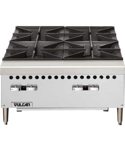 Vulcan VCRH12-1 12" Restaurant Series Countertop Gas Hot Plate - 50,000 BTU