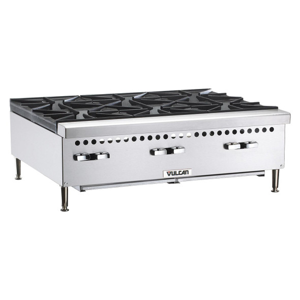 Vulcan VCRH36-1 36" Restaurant Series Countertop Gas Hot Plate - 150,000 BTU