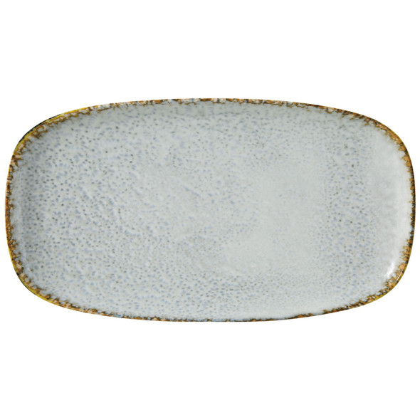 Yanco IB-213 Iris Blue Plate 12 7/8"x7"x1" Oval (12/Case)