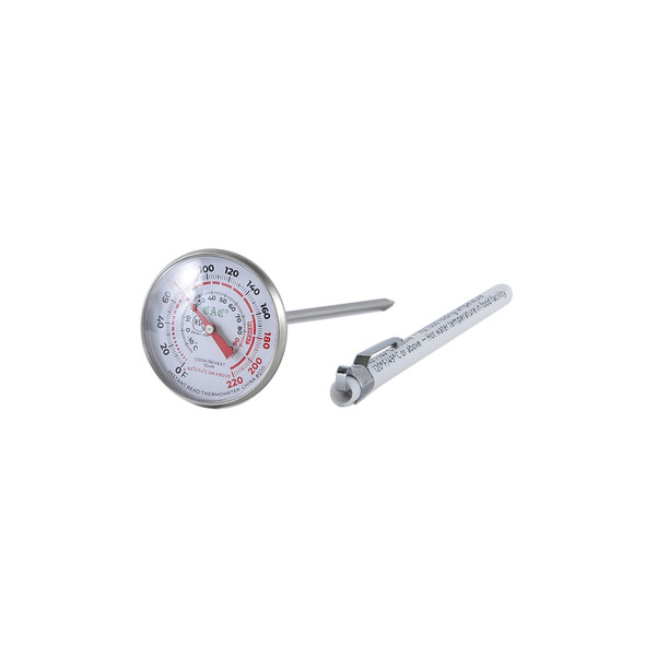 CAC FPMT-IR9 Instant Read Thermometer, 1-3/4" dial, 5" Probe Length