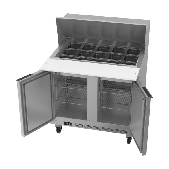 Beverage Air SPE36HC-15M 36" Mega Top Sandwich Prep Table Beverage Air SPE36HC-15M 36" Mega Top Sandwich Prep Table