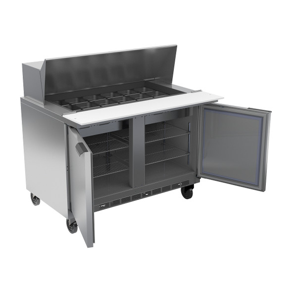 Beverage Air SPE48HC-18M 48" Mega Top Sandwich Prep Table Beverage Air SPE48HC-18M 48" Mega Top Sandwich Prep Table