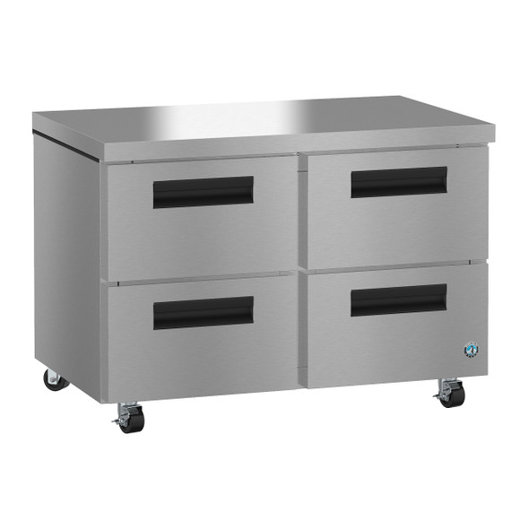 Hoshizaki UR48A-D4 Refrigerator, Two Section Undercounter, Stainless Drawers