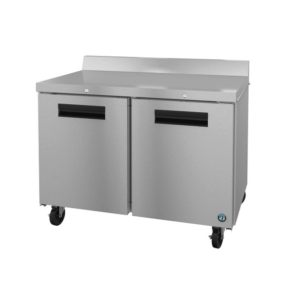 Hoshizaki WF48A-01 Two Section Worktop Freezer, Stainless Doors with Lock