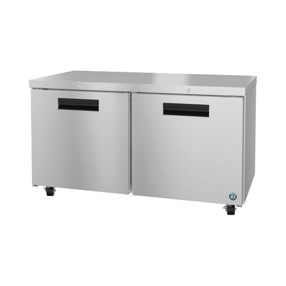 Hoshizaki UR60A-01 Refrigerator, Two Section Undercounter, Stainless Doors with Lock