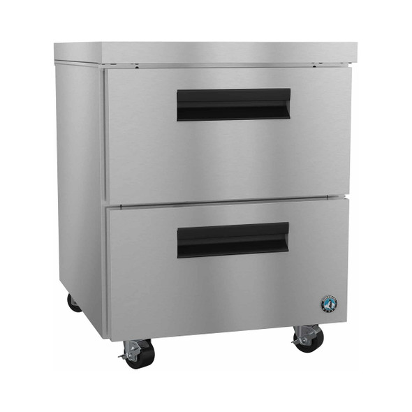 Hoshizaki UR27A-D2 Refrigerator, Single Section Undercounter, Stainless Drawers
