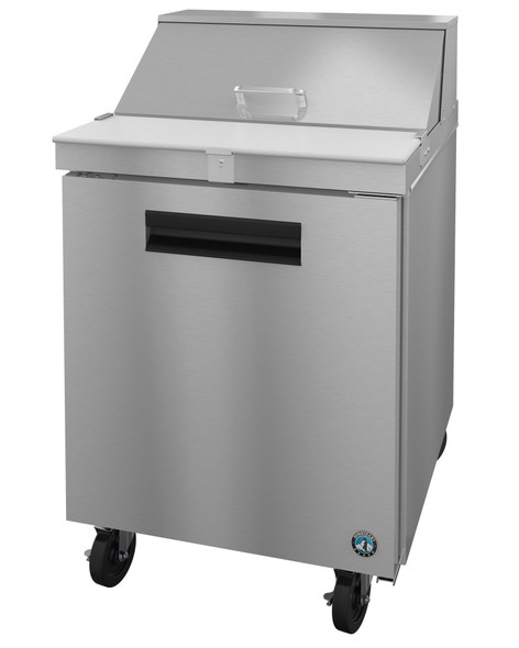 Hoshizaki SR27A-8 Refrigerator, Single Section Sandwich Prep Table, Stainless Door