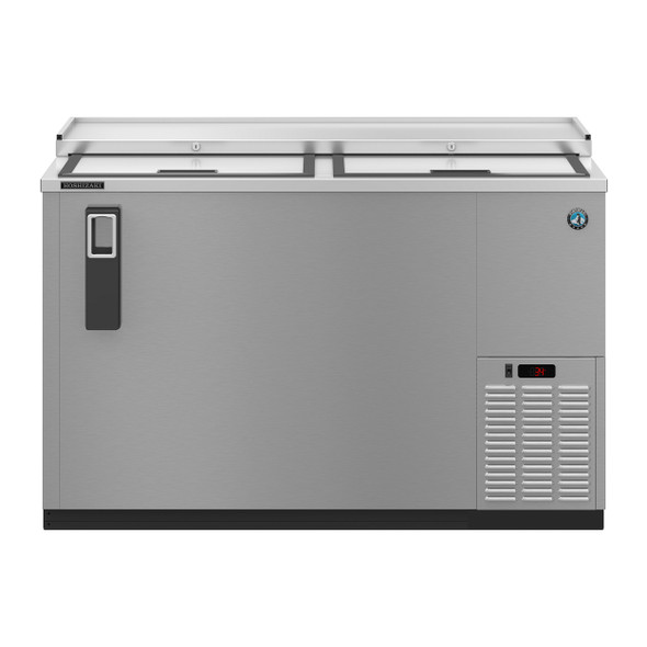 Hoshizaki HBC-50-S Refrigerator, Two Section, Stainless Steel Back Bar Bottle Cooler, Slide Top Doors