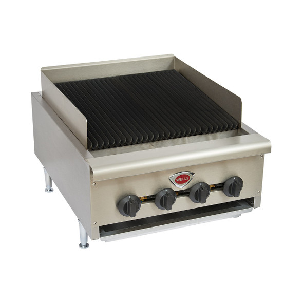 Wells HDCB3630G 6 Burner Radiant HD Gas Charbroiler - 120K BTU