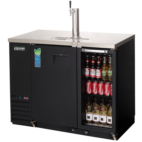 Everest Refrigeration EBDS2-BBG-24 front view