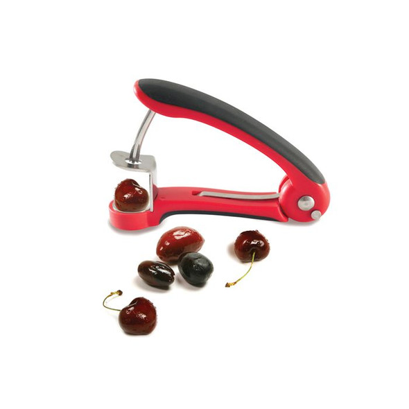 Norpro 5124 Cherry/Olive Pitter, 7.25", Black