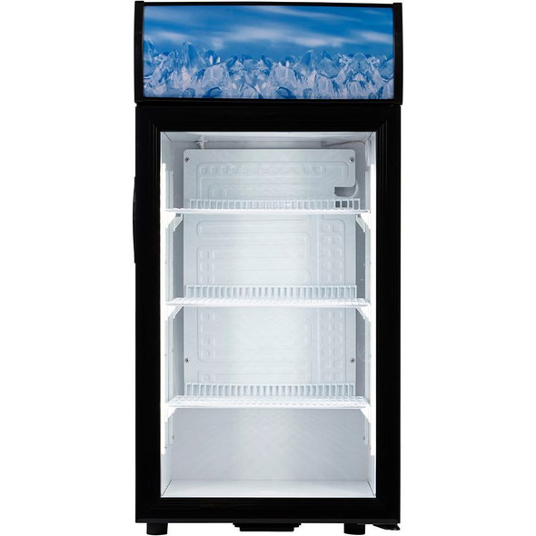 Adcraft CDRF-1D/2.7 Countertop Display Refrigerator, 2.7 Cu/Ft